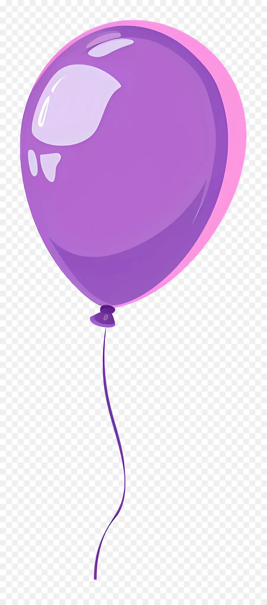 Globo Individual，Globo Morado PNG