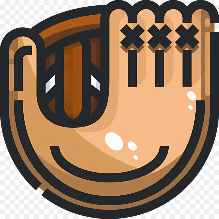 Guante De Beisbol，Guante Sonriente PNG