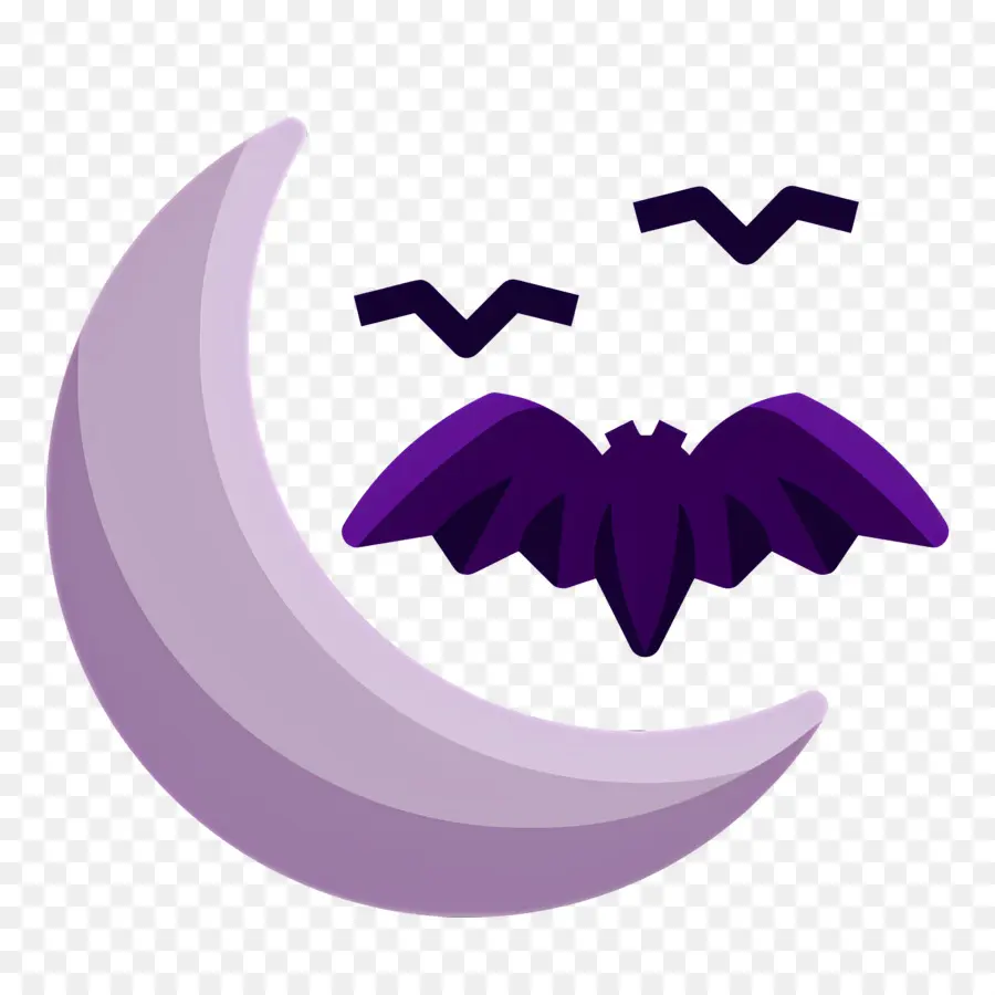 Murciélago De Halloween，Luna Y Murciélagos PNG