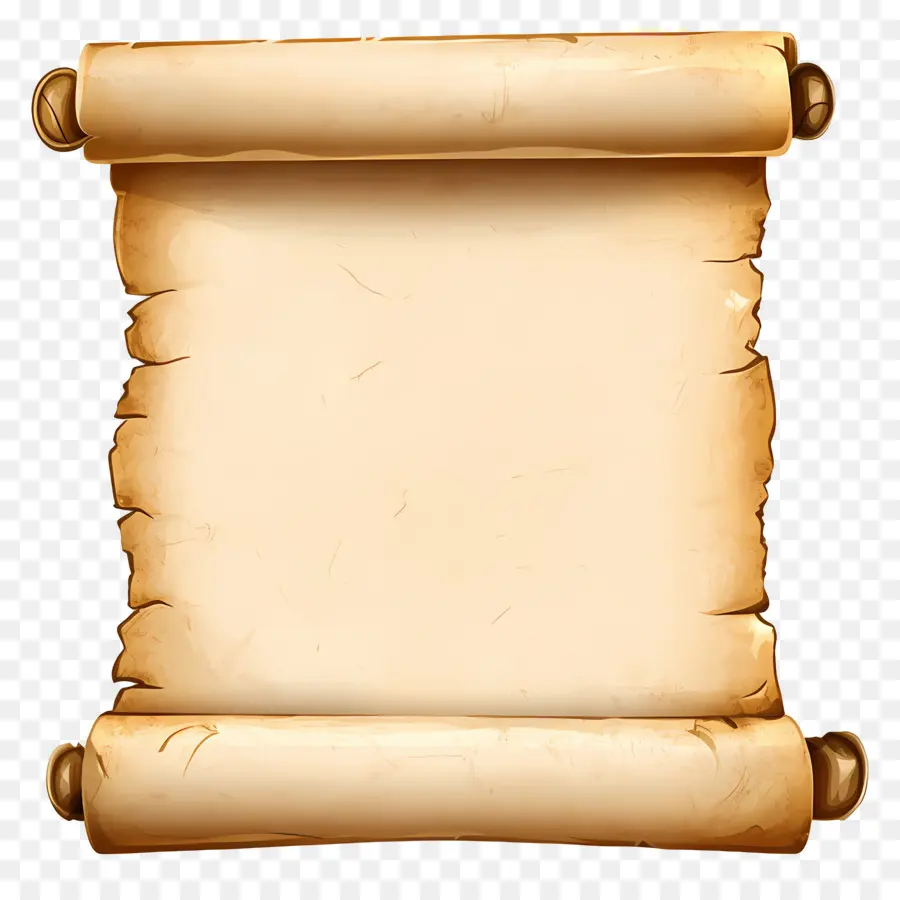 Rollo De Papel Antiguo，Pergamino Antiguo PNG