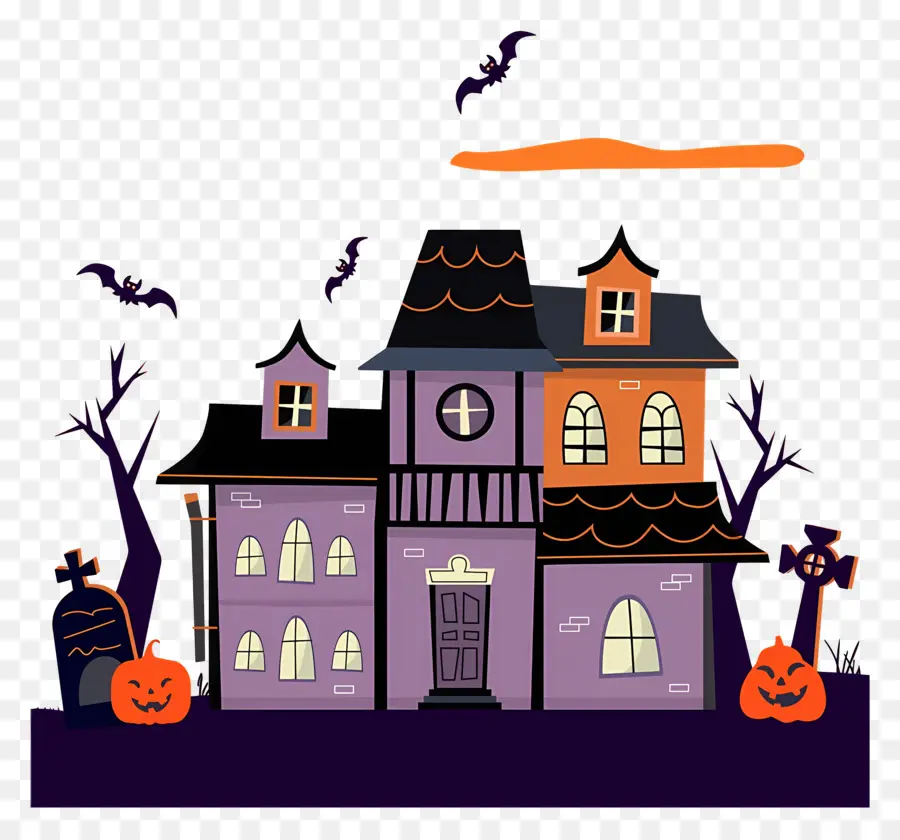 Casa De Halloween，Casa Embrujada PNG