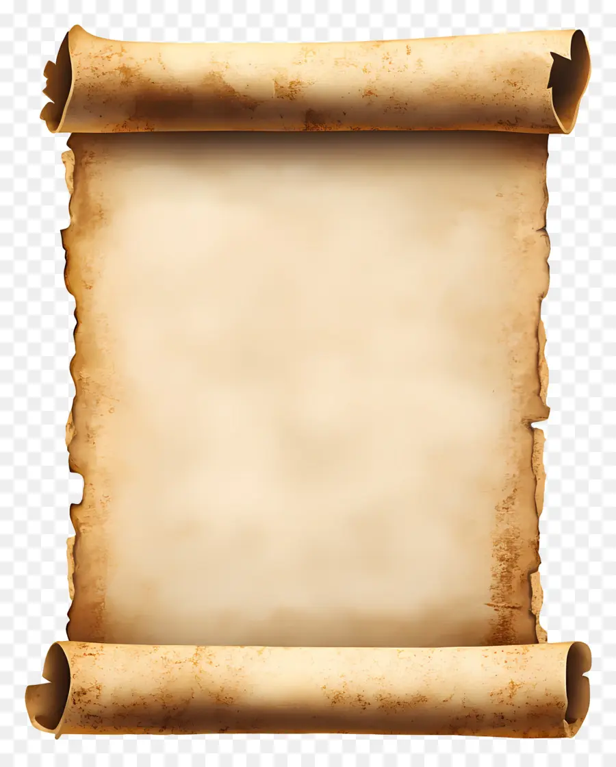 Rollo De Papel Antiguo，Voluta PNG