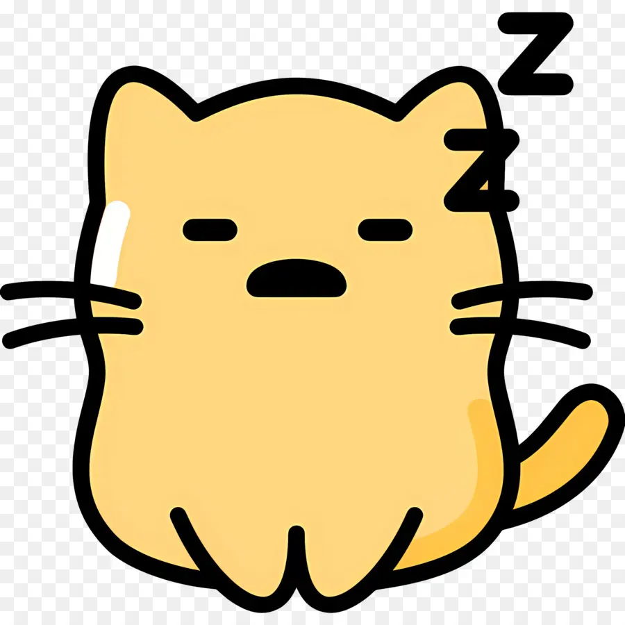 Gato Durmiendo，Lindo PNG