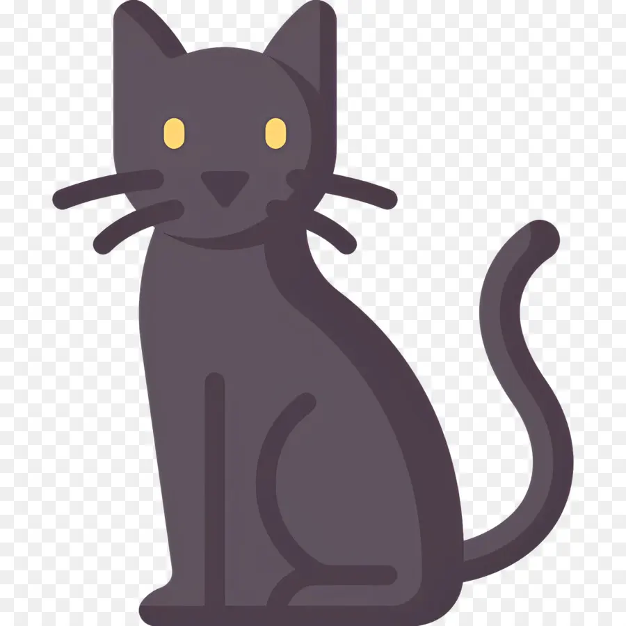 Gato De Halloween，Gato Gris PNG