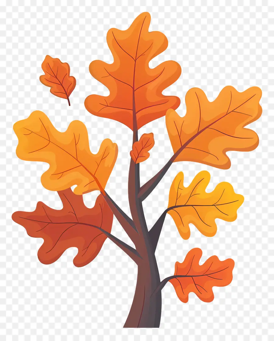 Hojas De Otoño，árbol De Otoño PNG