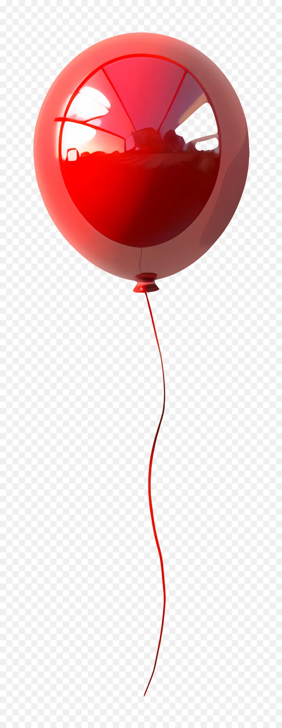 Globo Individual，Globo Rojo PNG