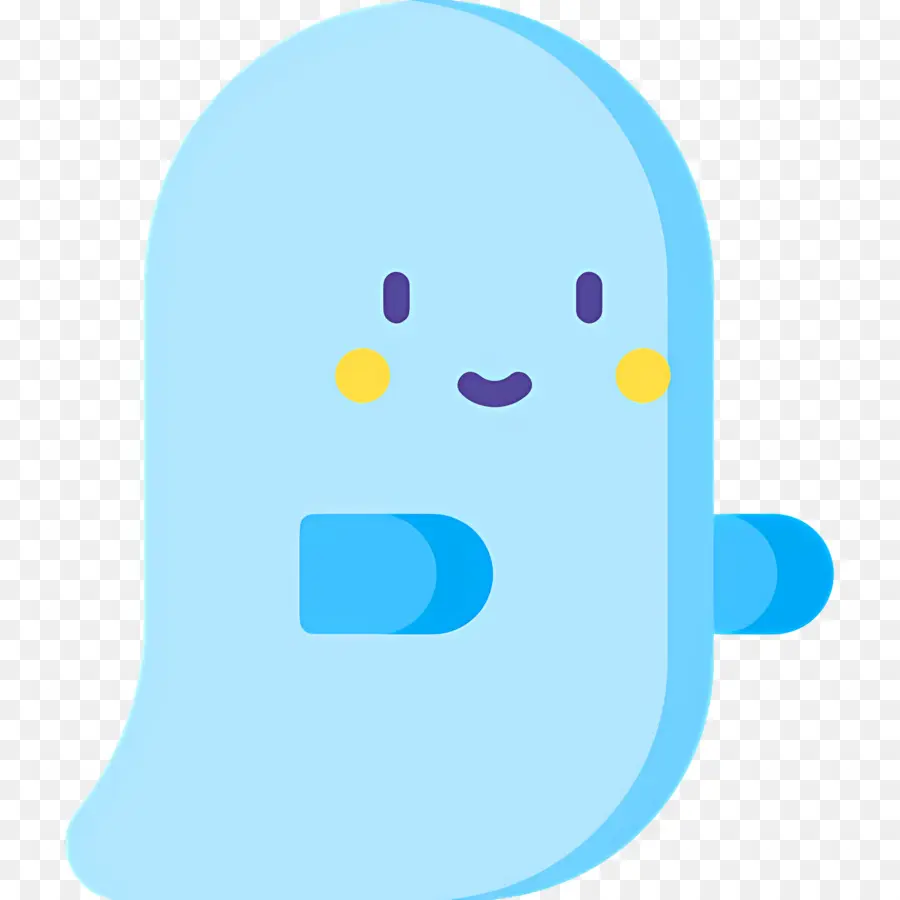 Fantasma De Halloween，Fantasma Azul PNG