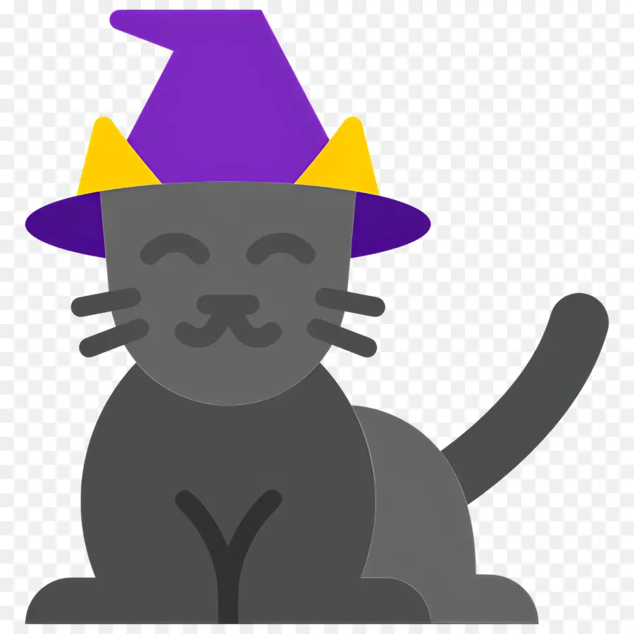 Gato De Halloween，Gato Negro PNG