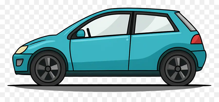 Coche De Dibujos Animados，Coche Rojo PNG