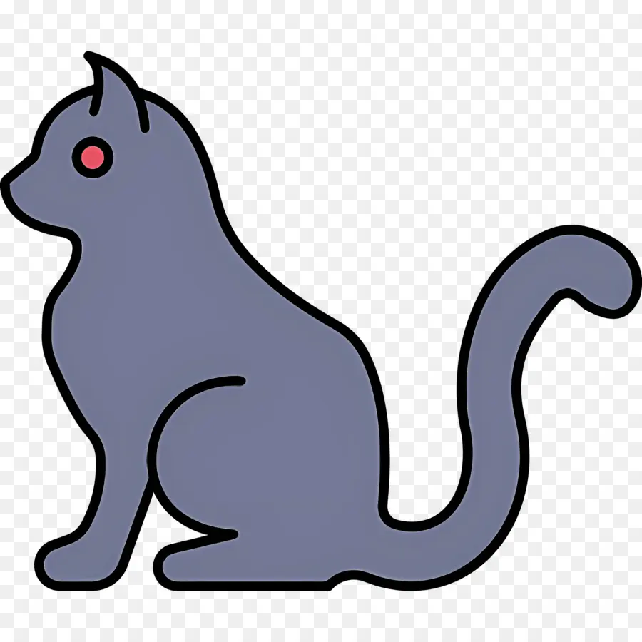 Gato De Halloween，Gato Gris PNG