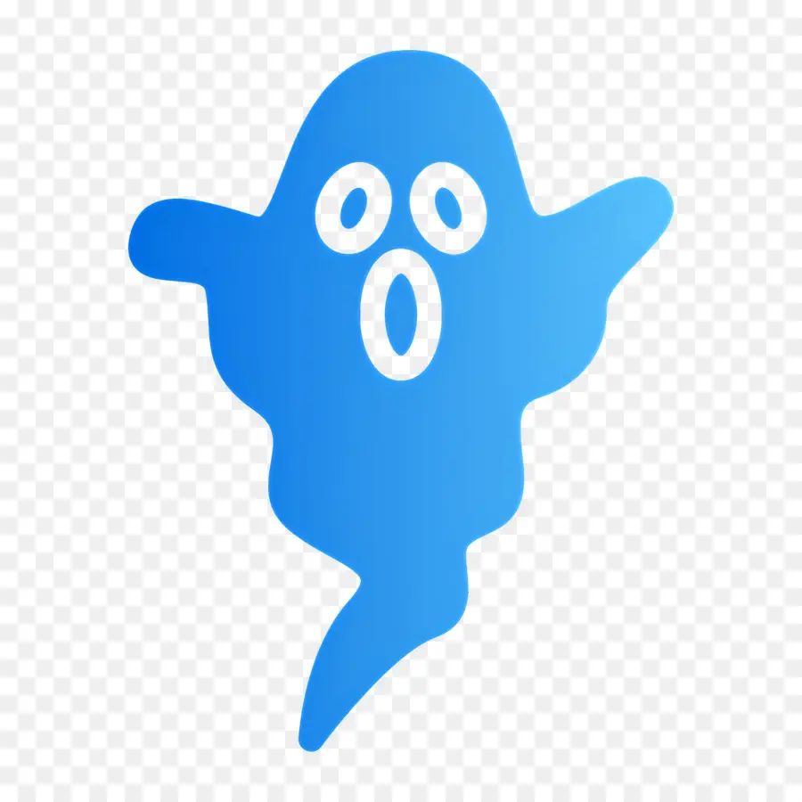 Fantasma De Halloween，Fantasma Azul PNG