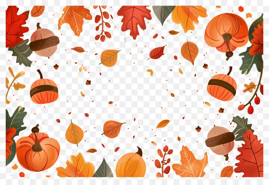 Fondo De Otoño，Hojas De Otoño PNG