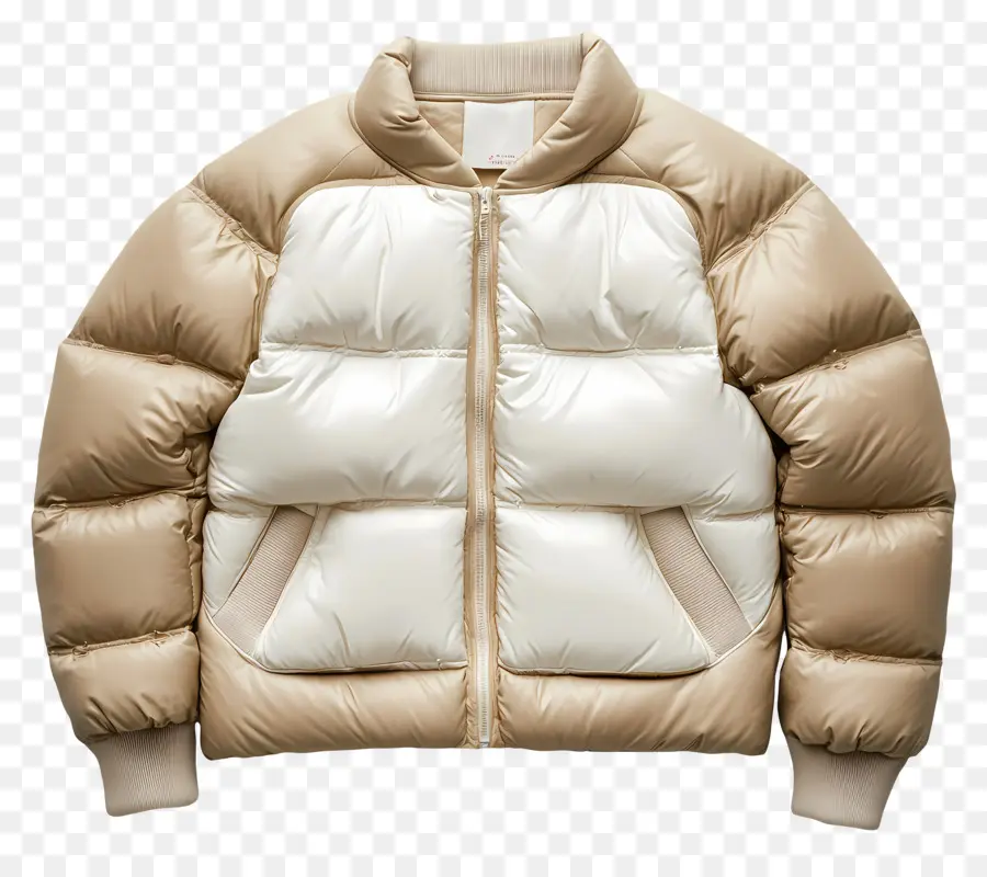 Chaqueta Acolchada，Plumífero Negro PNG