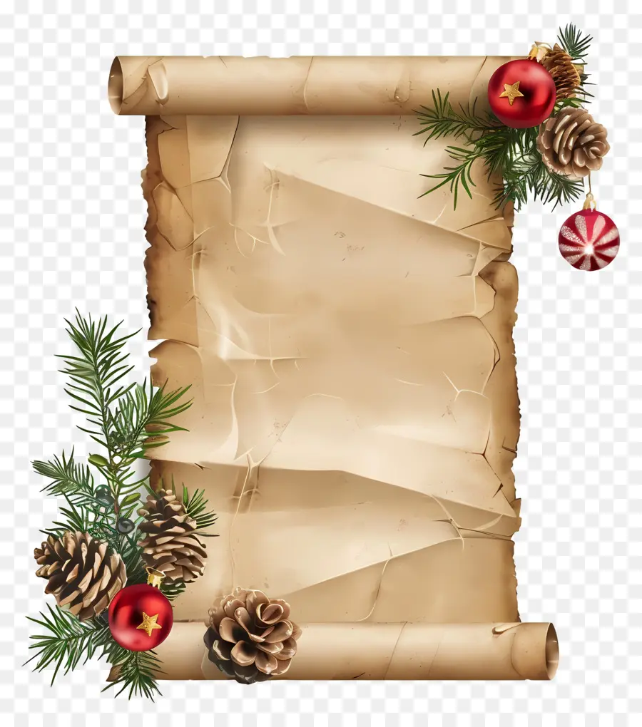 Rollo De Navidad，Adornos Azules PNG