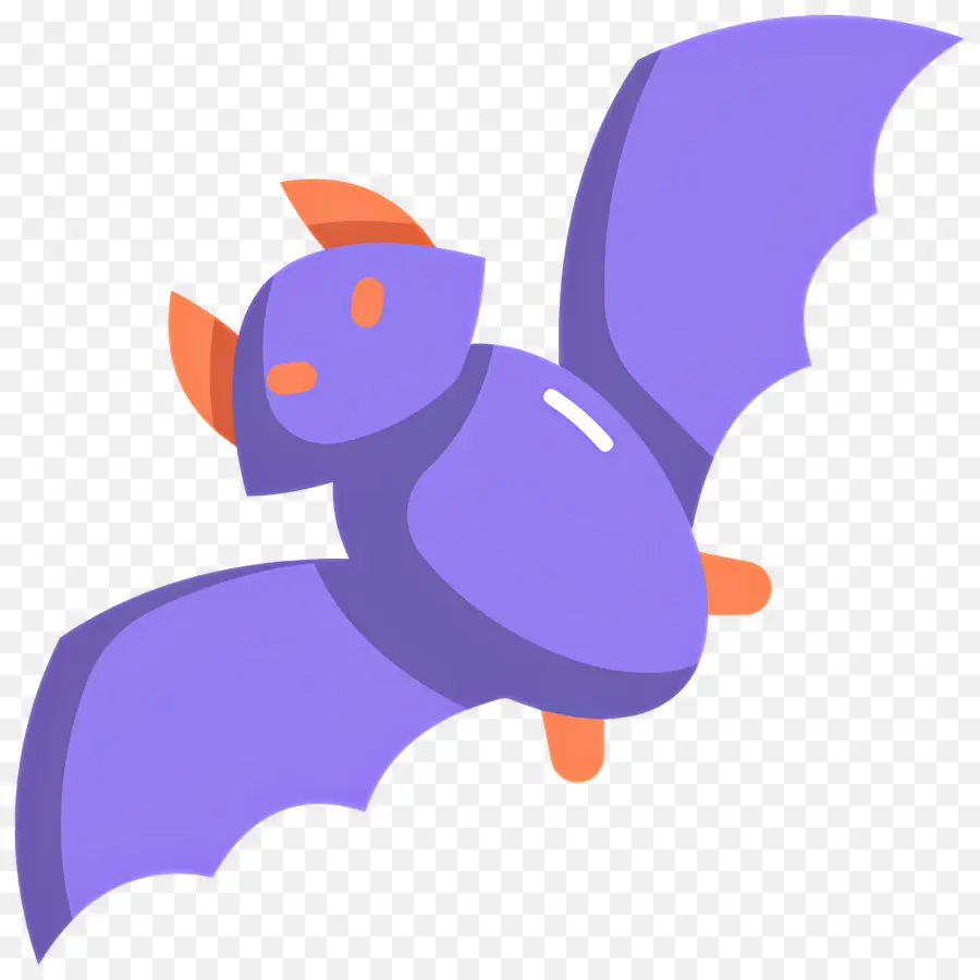 Murciélago De Halloween，Murciélago Morado PNG