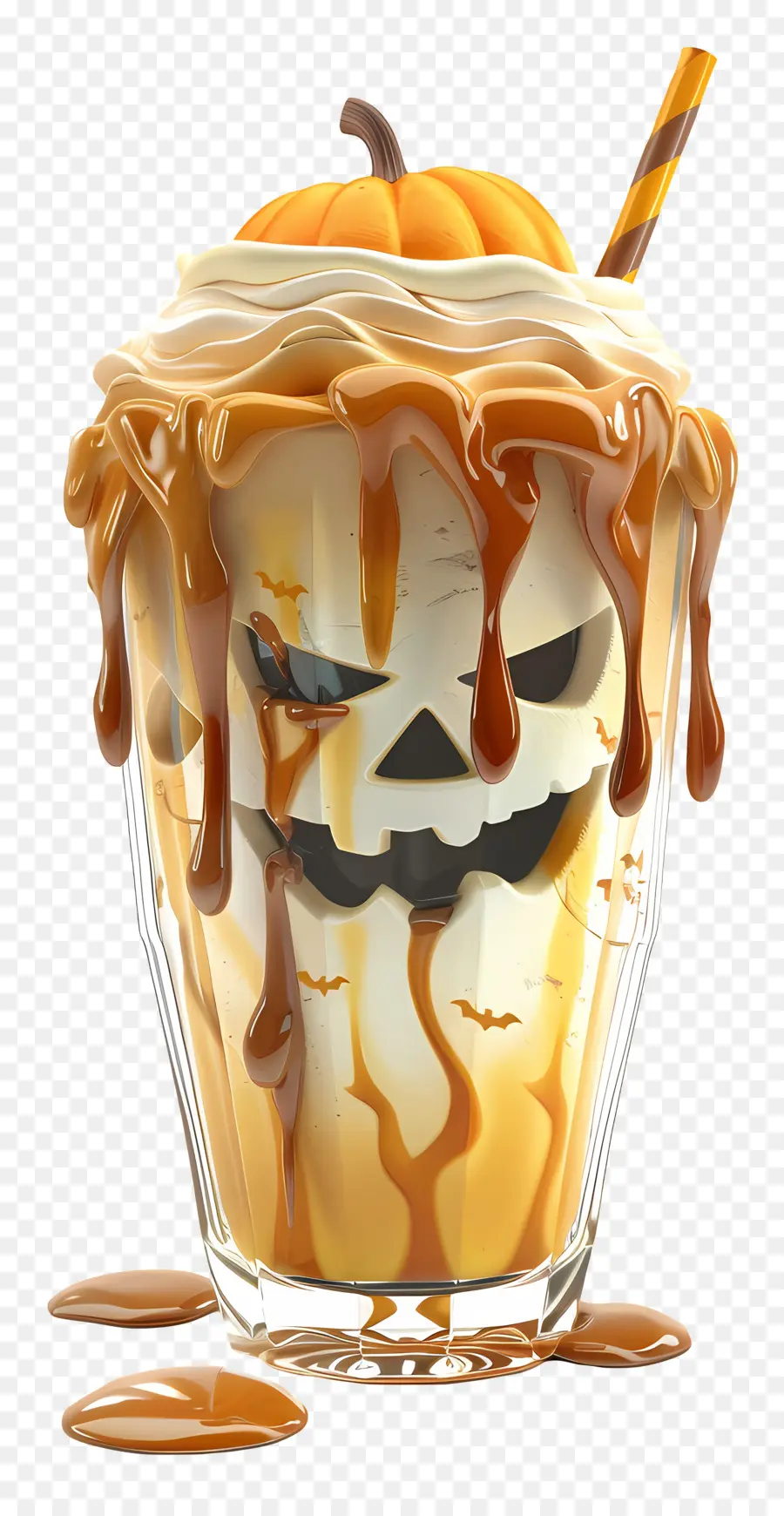 Batido De Halloween，Batido De Calabaza PNG