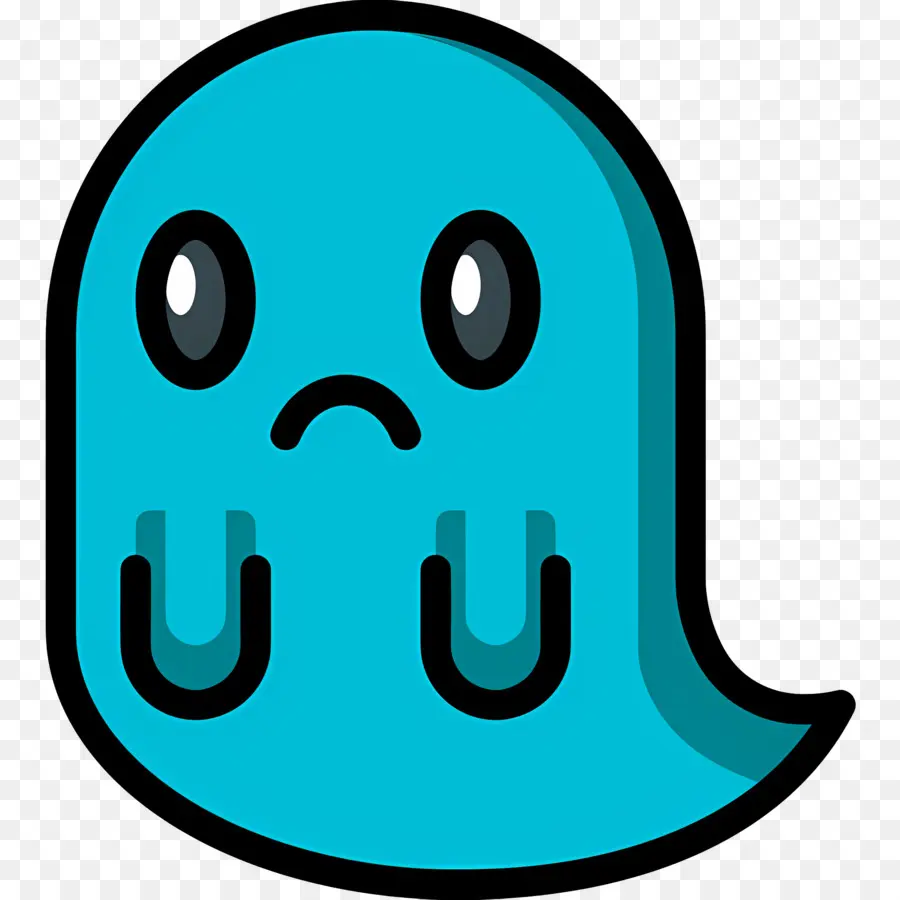 Fantasma De Halloween，Fantasma Azul PNG