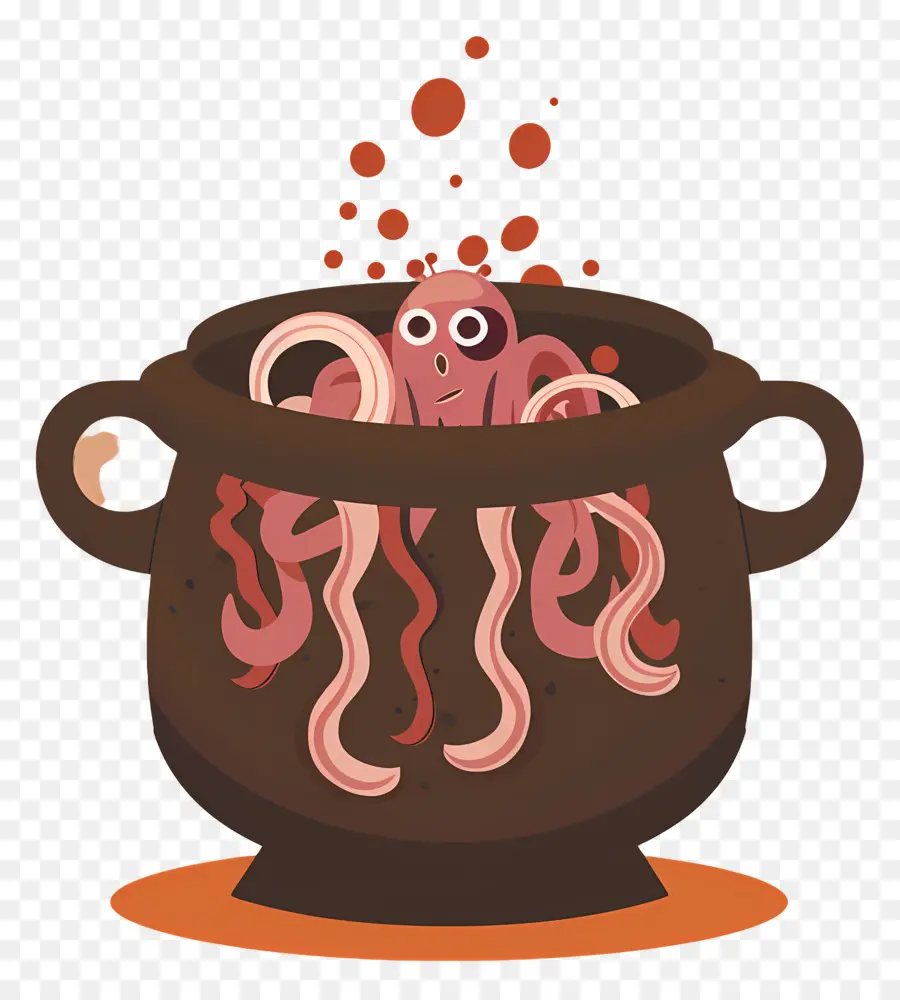 Fantasma，Olla Con Pulpo PNG