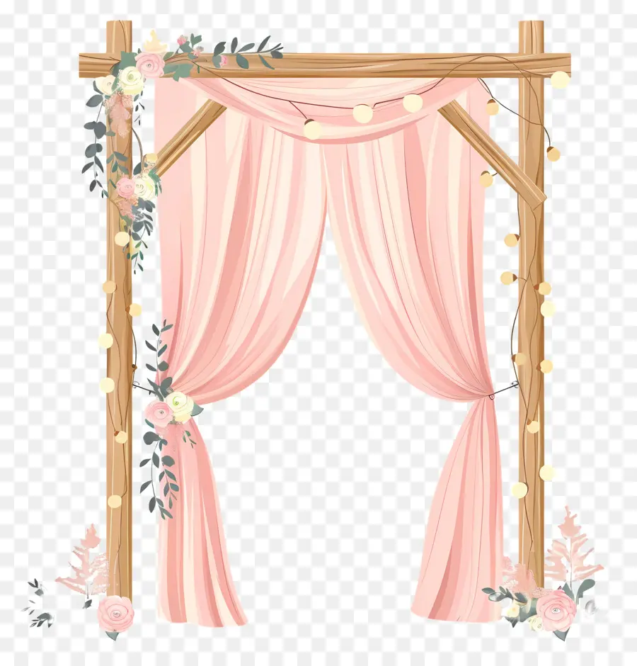 Arco De Boda，Arco De Madera PNG