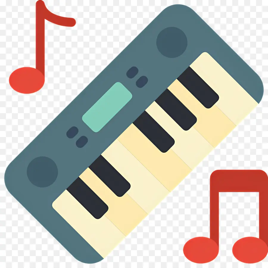 Teclado Musical，Teclado Con Notas PNG