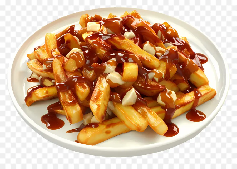 Poutine，Plato De Poutine PNG