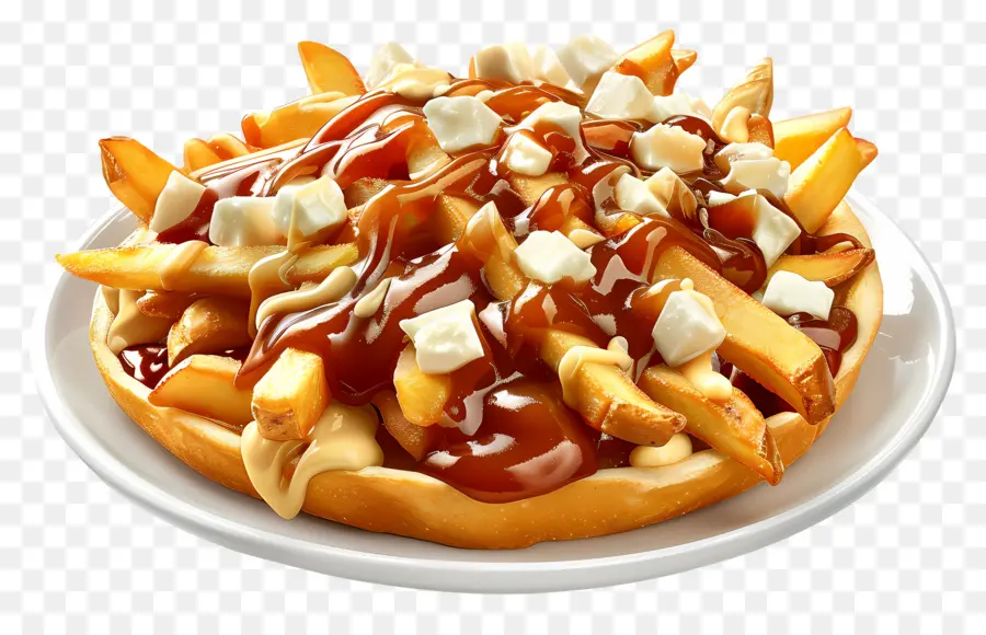 Poutine，Plato De Poutine PNG