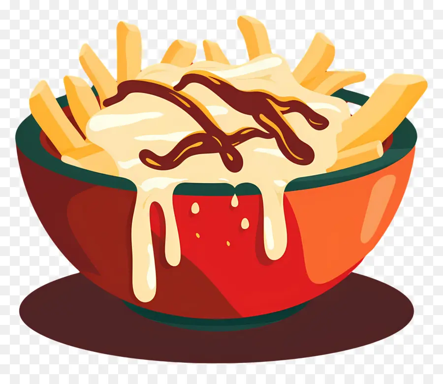 Poutine，Papas Fritas Con Queso PNG