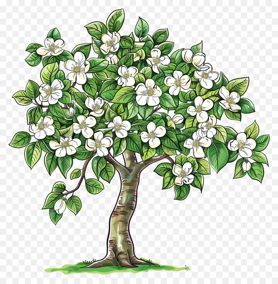 árbol De Flores，árbol Floreciente PNG