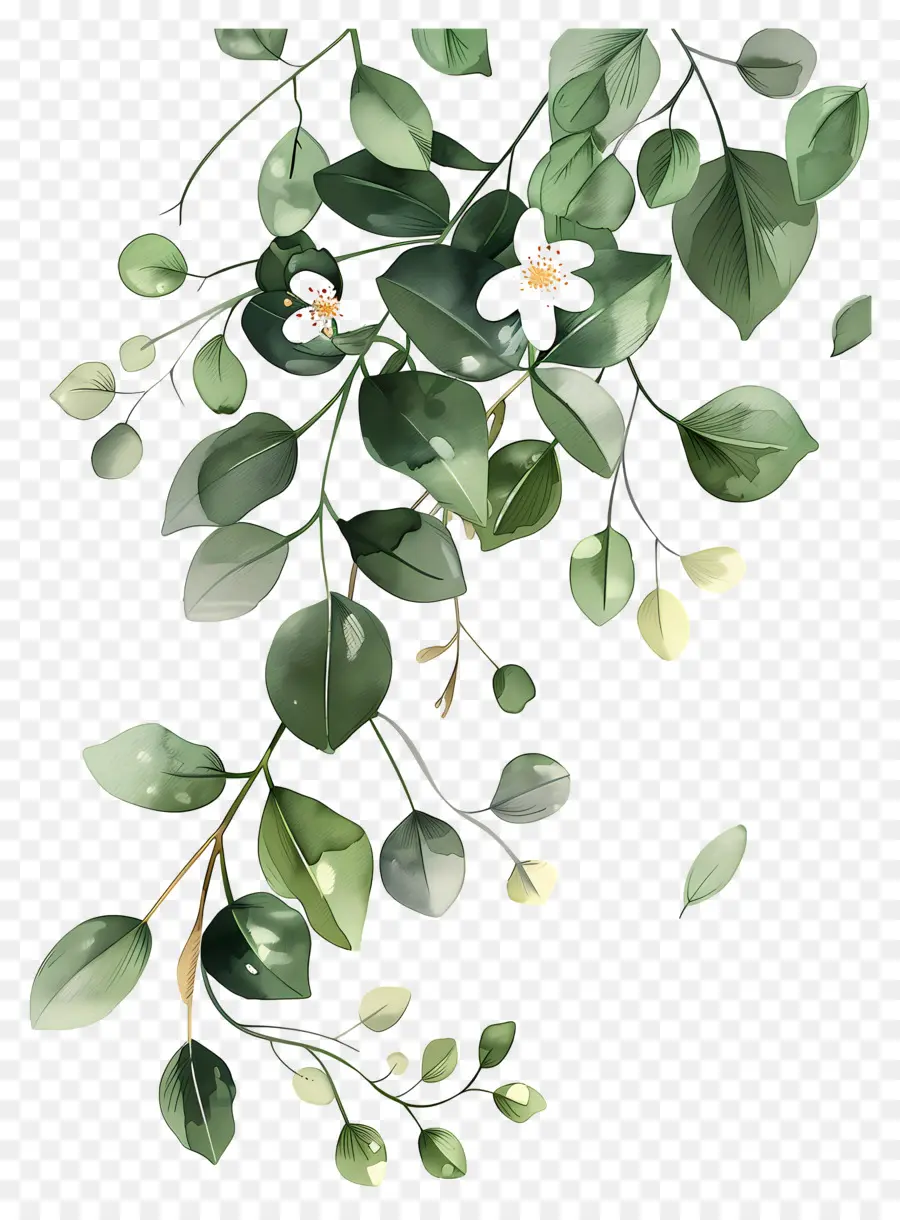 Planta Trepadora，Hojas Verdes PNG