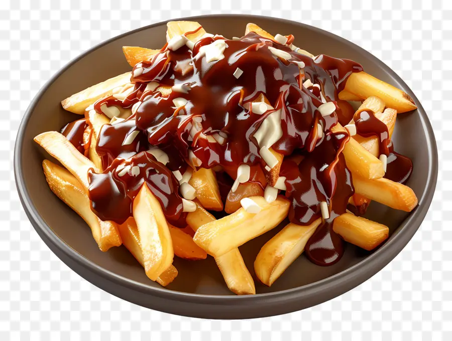 Poutine，Plato De Poutine PNG