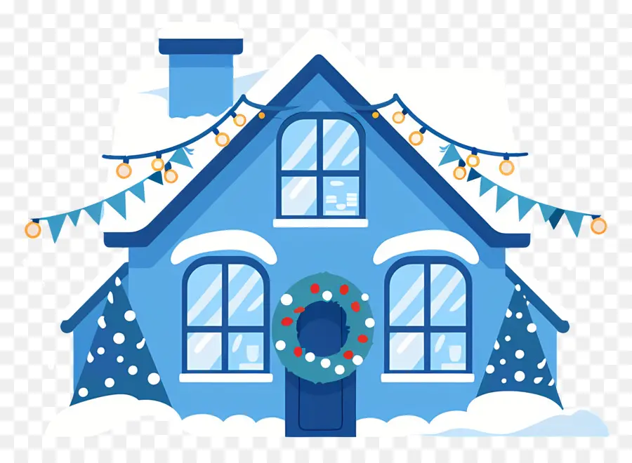 Casa De Navidad，Casa Azul PNG