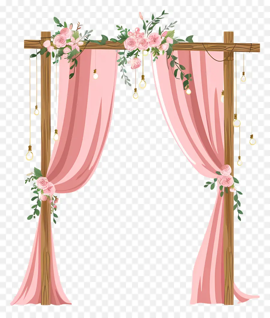 Arco De Boda，Arco De Madera PNG