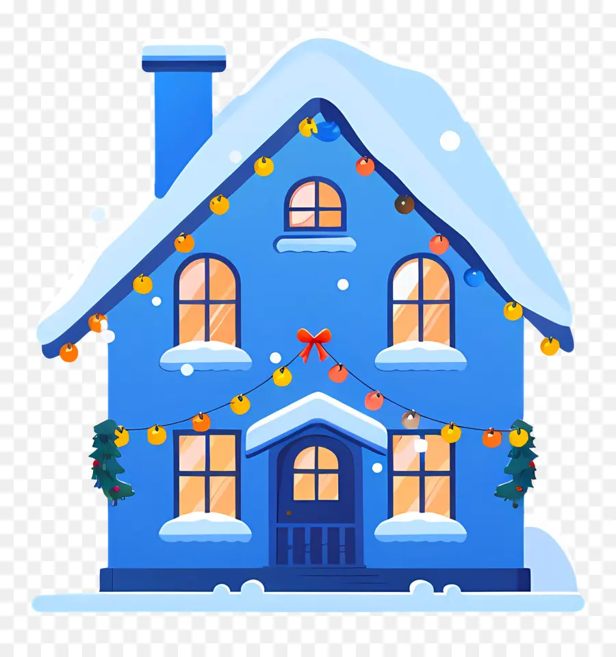 Casa De Navidad，Casa Azul PNG