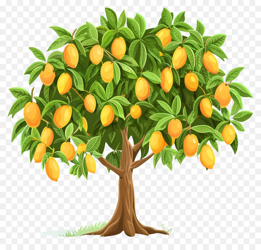 árbol De Mango，Fruta PNG