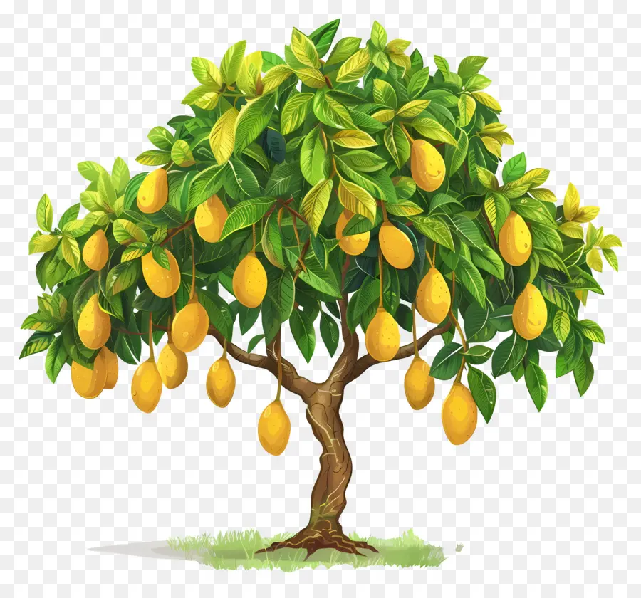 árbol De Mango，Fruta PNG