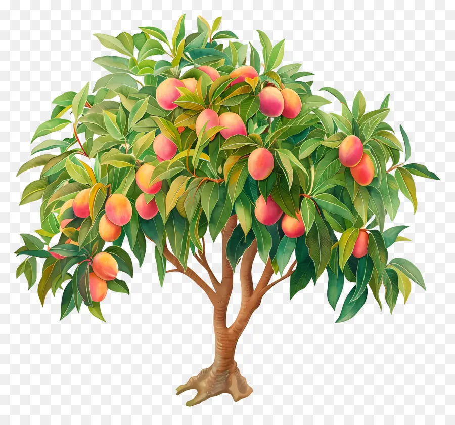 árbol De Mango，Fruta PNG