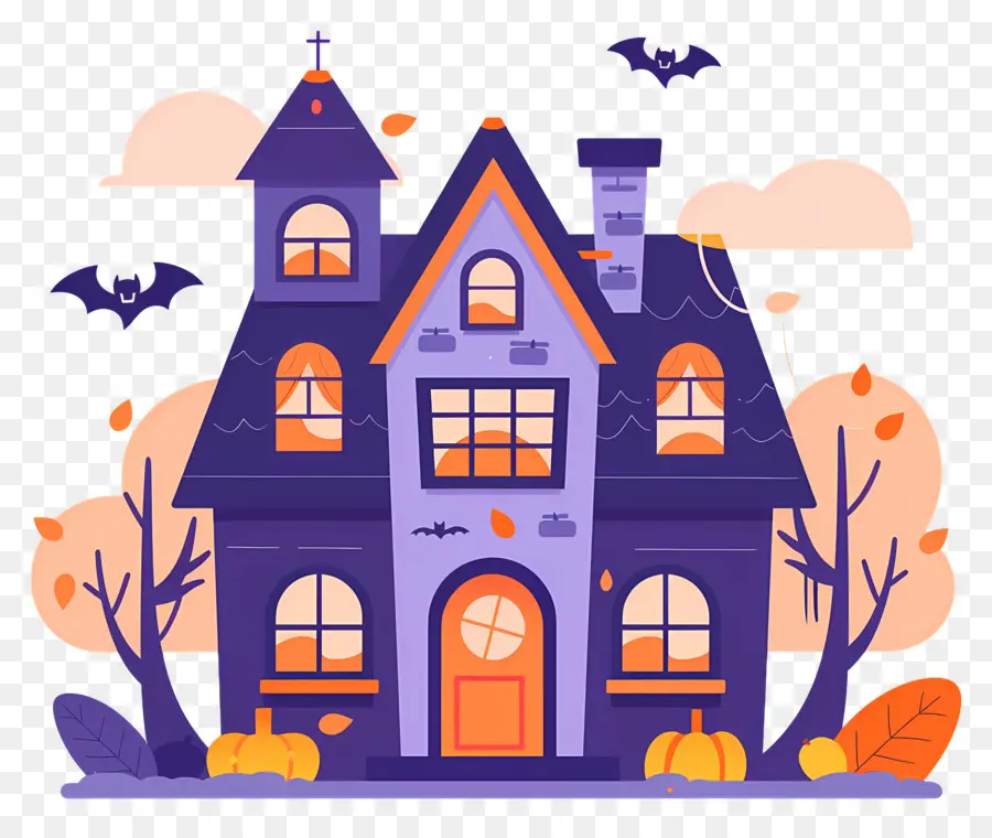 Casa De Halloween，Casa Embrujada PNG