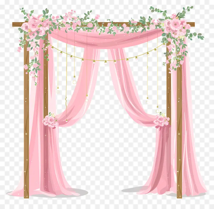 Arco De Boda，Arco De Madera PNG