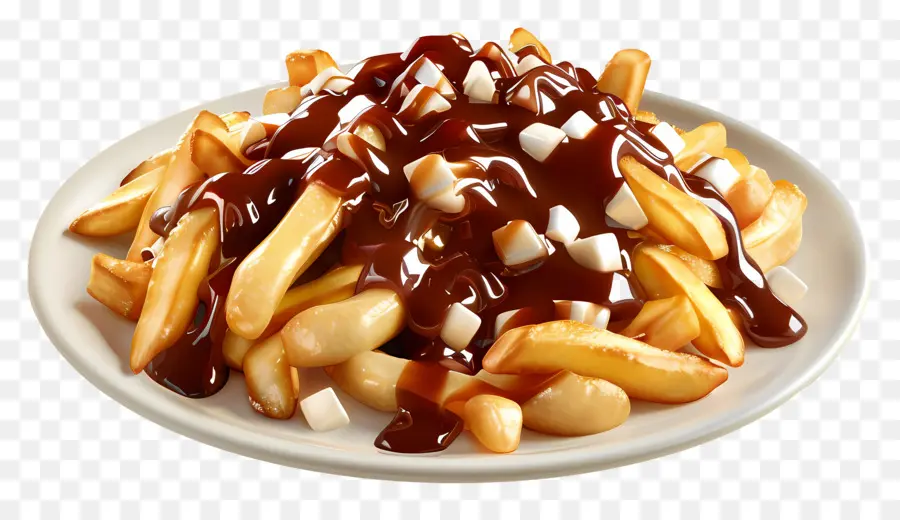 Poutine，Plato De Poutine PNG