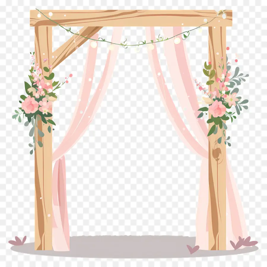 Arco De Boda，Arco De Madera PNG