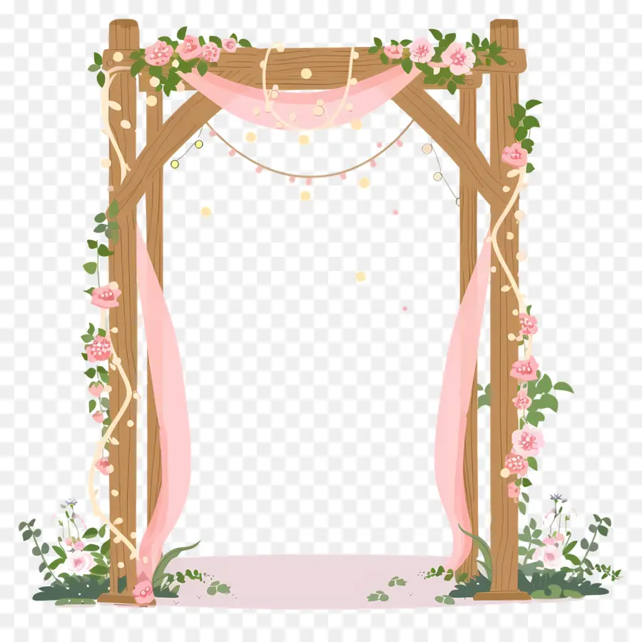 Arco De Boda，Arco De Madera PNG