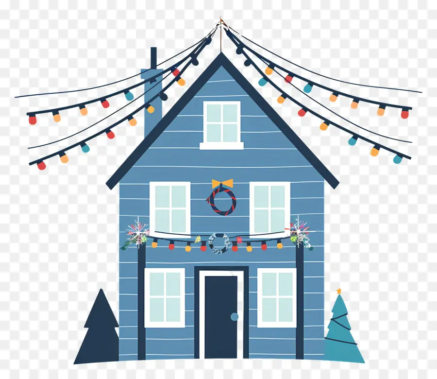 Casa De Navidad，Casa Azul PNG