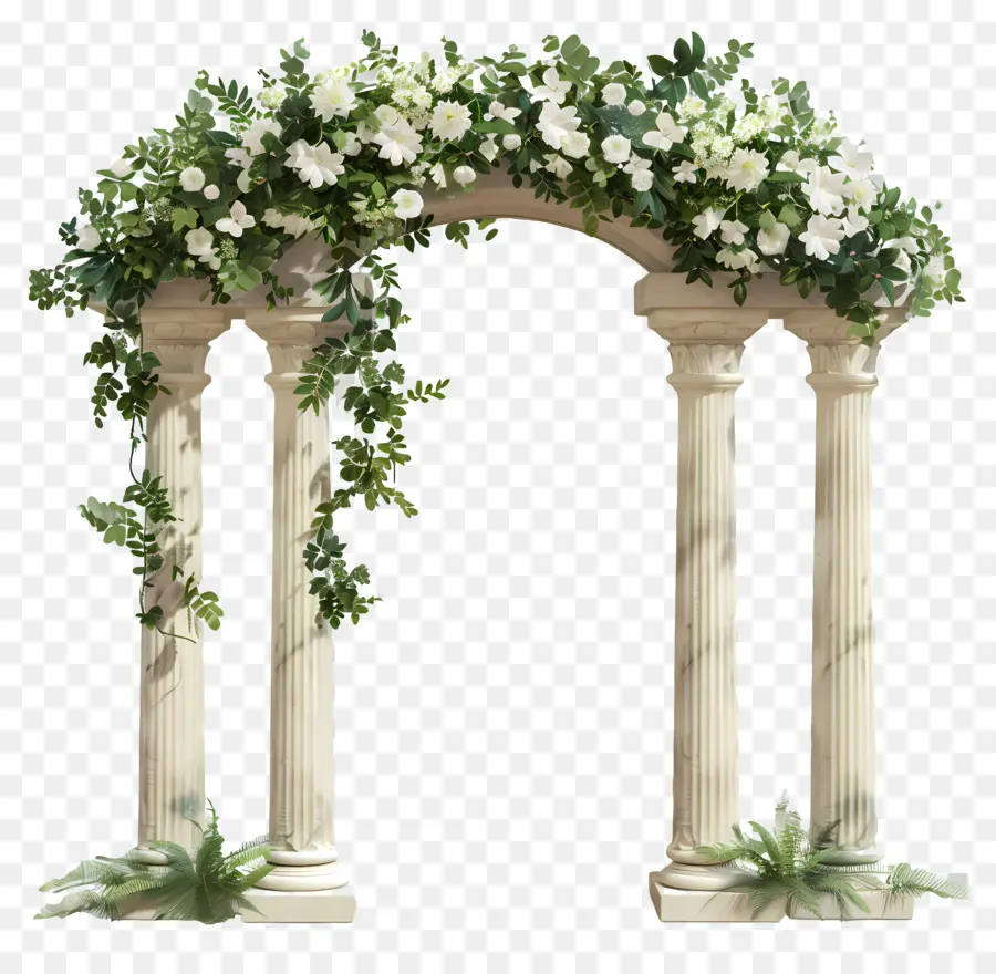 Arco De Boda，Arco Floral Lujoso PNG