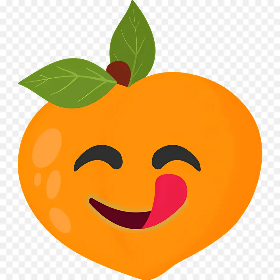 Melocotón Emoji，Emoji De Durazno PNG