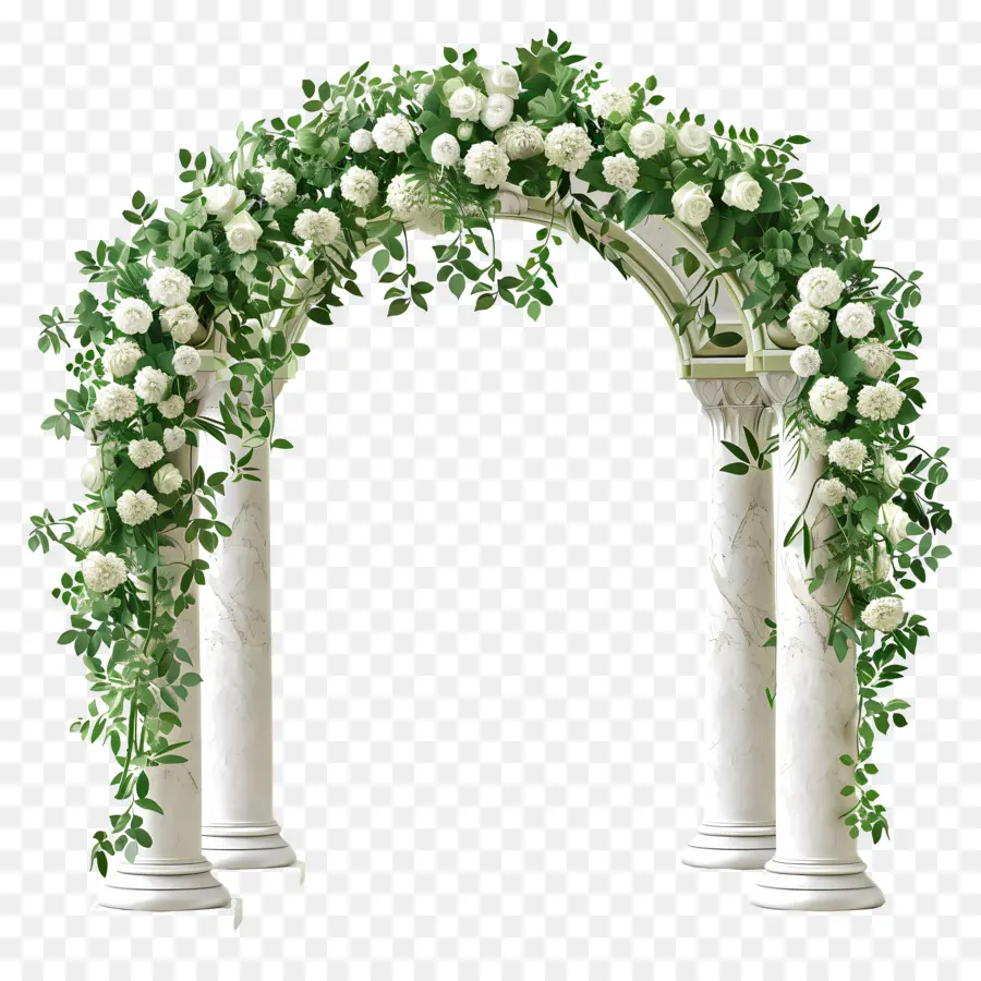 Arco De Boda，Arco Floral Lujoso PNG