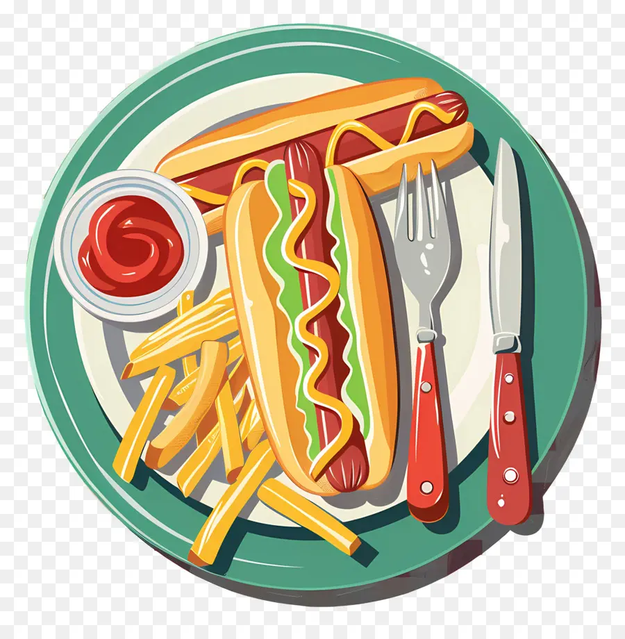 Salchipapa，Perro Caliente Y Papas Fritas PNG