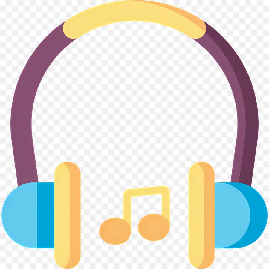 Escuchando Musica，Auriculares PNG