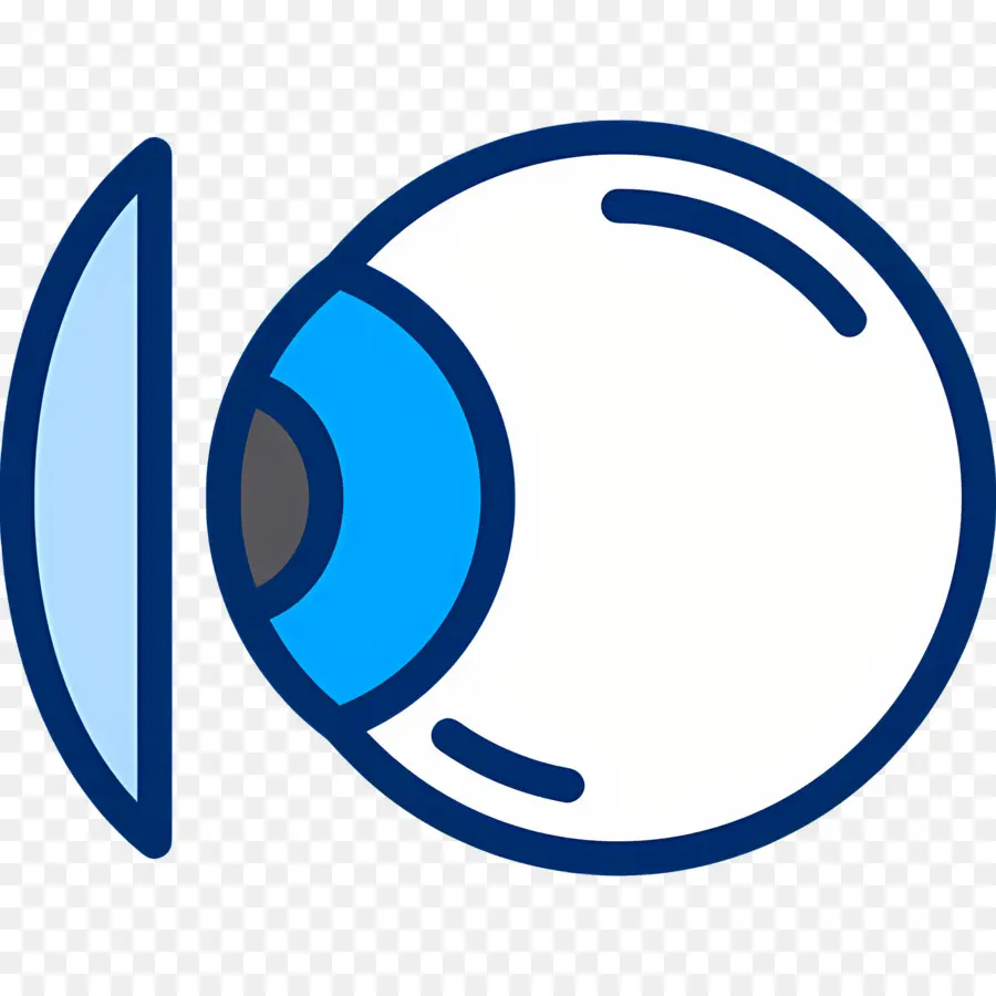 Lente De Contacto，Lentes De Contacto Y Ojos PNG