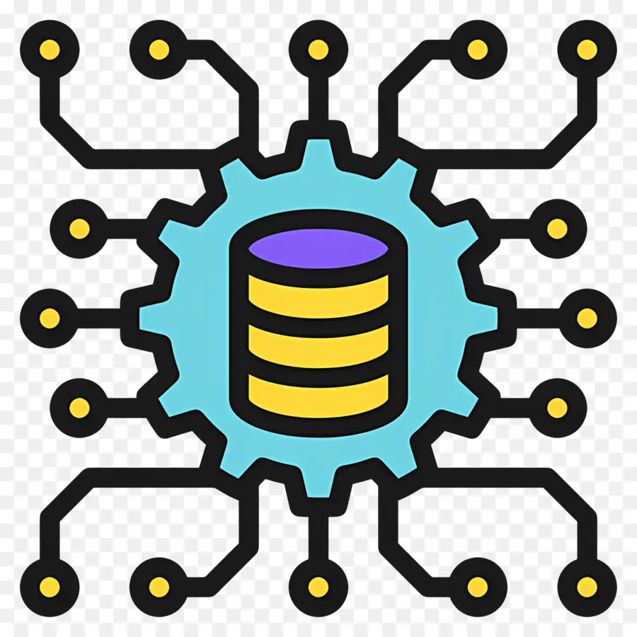 Ciencia De Datos，Base De Datos Con Circuito PNG