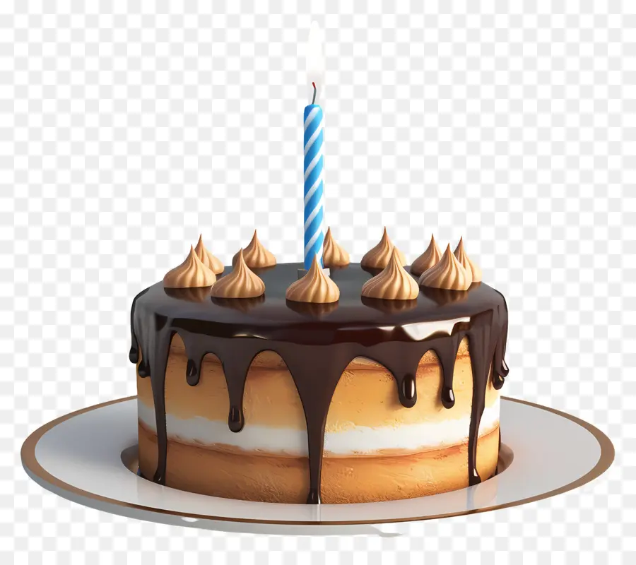 Pastel De Cumpleaños 3d，Torta De Cumpleaños PNG